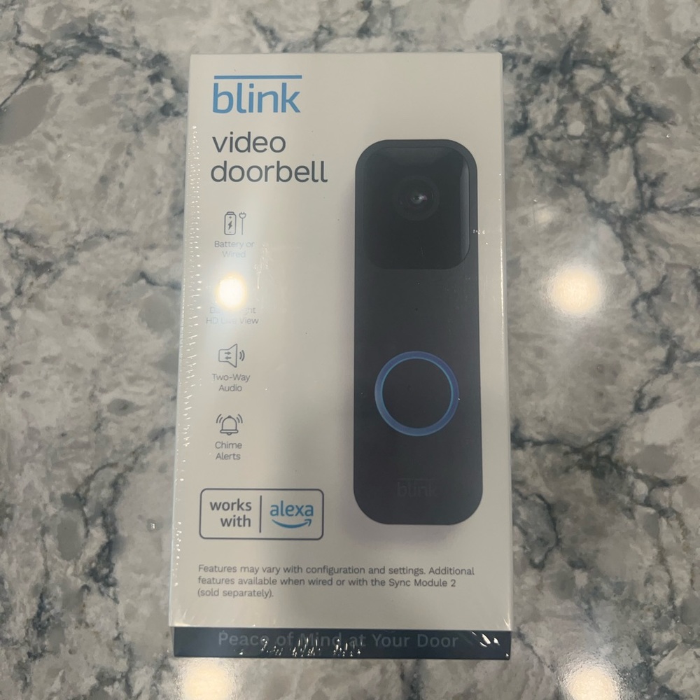 Blink video doorbell